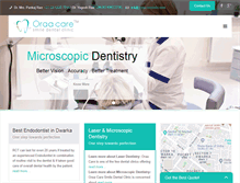 Tablet Screenshot of drraodentalclinic.com